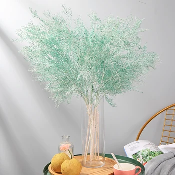 

Artificial Grass Wall 5pcs DIY Tree Branches for Decoration PP Fake Plant Decor Jungle Party Garden Decoration Fake Grass