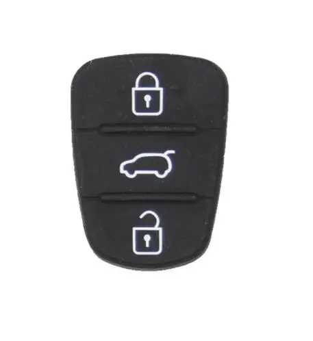 3 кнопки резиновый кнопочный коврик для hyundai Kia Picanto Rio Solaris Accent Tucson l10 l20 l30 Kia Rio Ceed флип авто ключ оболочки - Цвет: no hold