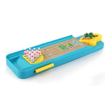 

Frog Bowling Table Set Cartoon Children Children Mini Desktop Toy Shooting Puzzle Interactive Game Sports Party Table Game 1Set