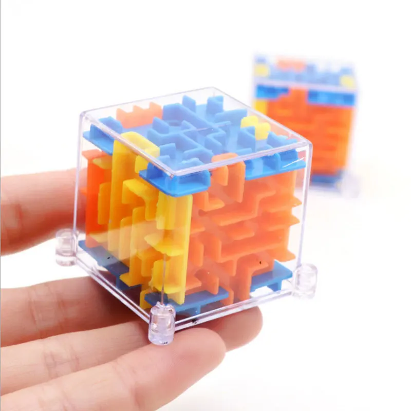 Мини 3D лабиринт стерео куб для взрослых декомпрессия вращающиеся магические кубики Детские Интеллектуальные развивающие игрушки подарочные игры для детей
