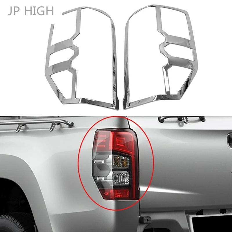 

Car Chrome Rear Tail Light Cover Tail Lamp Trim Bezel for Mitsubishi Triton L200 2019 2020 2021