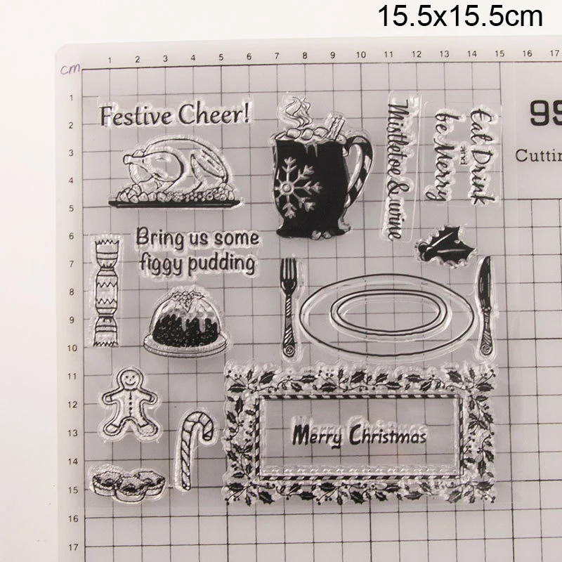 Candy Figgy Pudding Clear Stamps 02