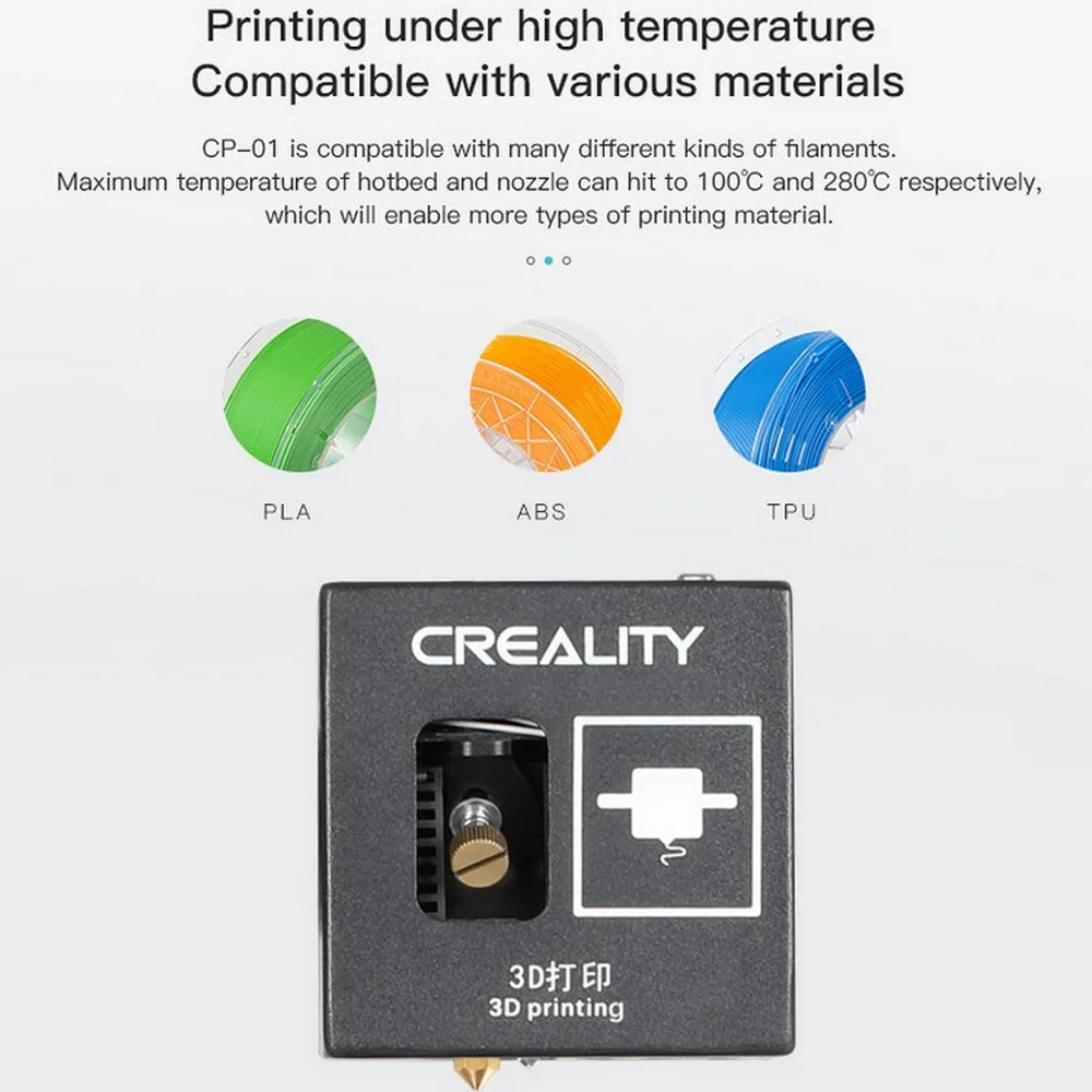 CREALITY 3d принтер Ender CP-01 FDM Модернизированный дополнительный Can лазерная гравировка CNC резка 3D печать PLA ABS TPU PVA