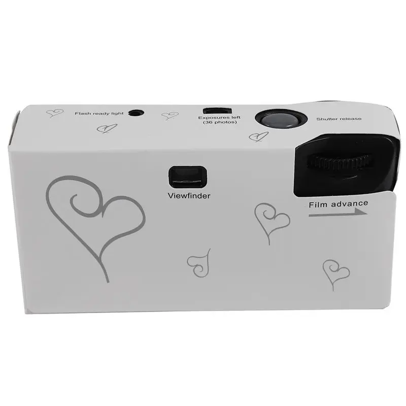 Disposable Cameras Film Camera 36 Photos With Flash Manual Power Flash Hd Single Use Optical Camera Record Wedding Party Gift