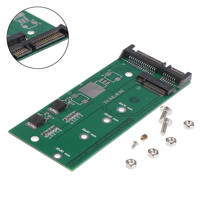 B 키 M.2card ngff ( m2) ssd-2.5 &sata 어댑터 ssd sata3 변환 카드