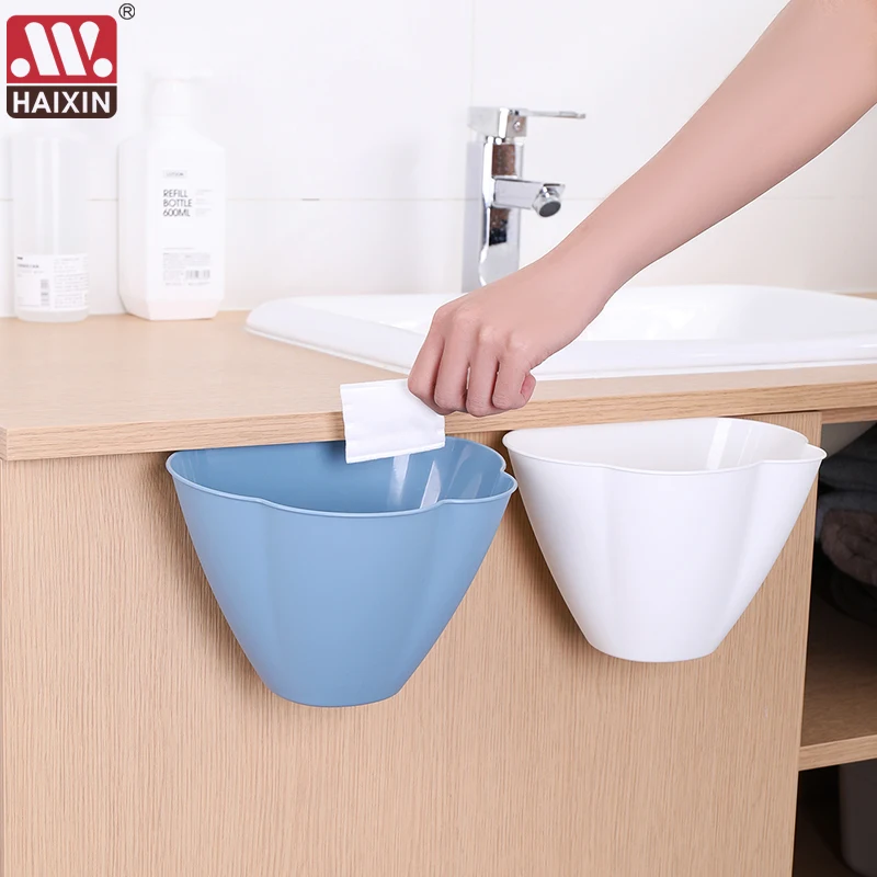 

Kitchen Wall Mounted Hanging Waste Bin Kitchen Cabinet Door Hanging Trash Bin Garbage Car Trash Can Rubbish Container 2 Colors