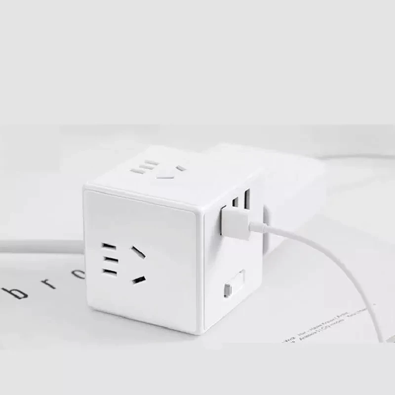 Xiaomi Mijia 2 в 1 Magic Cube USB зарядное устройство Блок питания адаптер 6 портов розетка конвертер Мини дорожная розетка вилка полоса