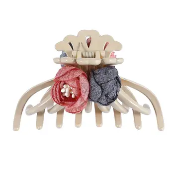 

Large Women Hair Clip Big Barrette Flower Hair Clamp Claw Hair Accessories