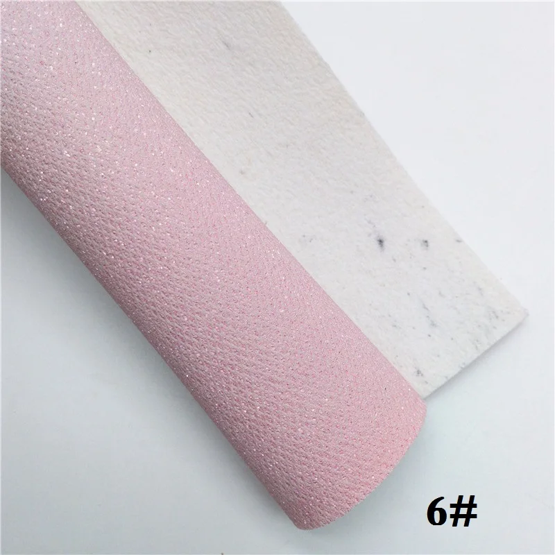 Glitterwishcome 21X29 см A4 размер винил для бантов тонкая блестящая ткань, блестящая кожа искусственная кожа листы для бантов, GM706A - Цвет: 6