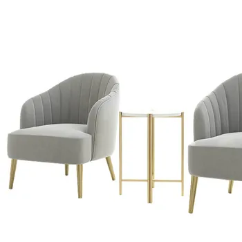 

Light luxury single sofa office reception reception personality design net red creative simple Nordic negotiation chair