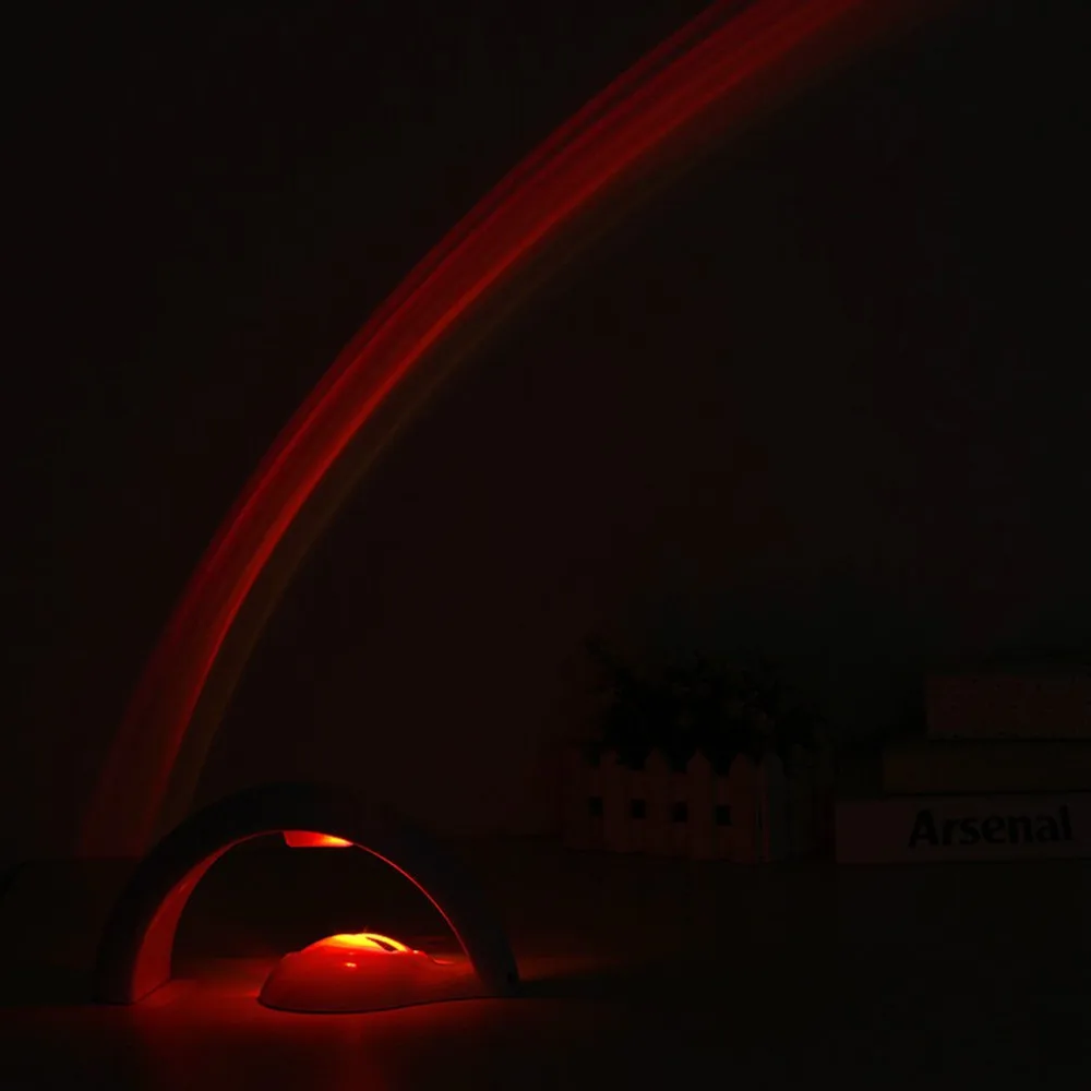 СВЕТОДИОДНЫЙ цветной УФ-лампа светодиодный ночник романтическая Радужная лампа проектора универсальная проекционная лампа портативный домашний декор
