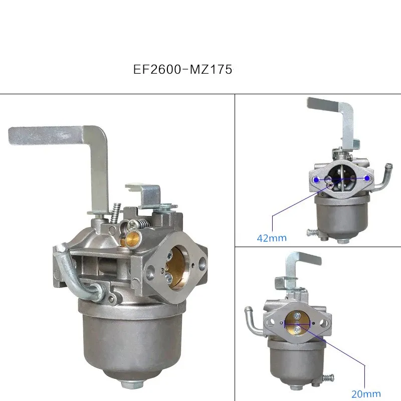 Карбюратор MZ175 подходит для генератора YAMAHA EF2600 EF2700 2 кВт 4 тактный YP20G YP30G водяной