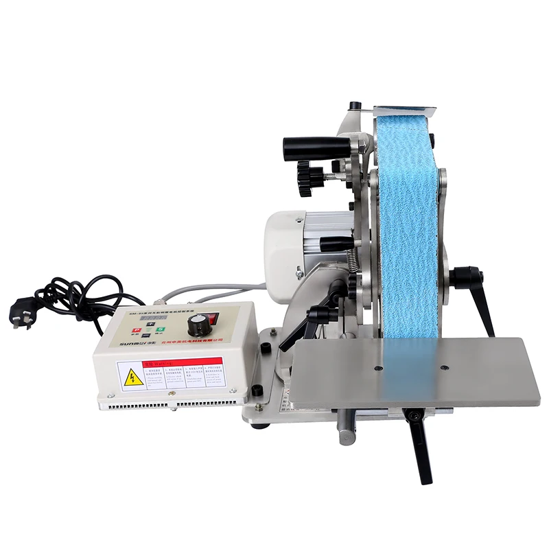 Upgraded vertical and horizontal industrial grade sanding belt machine