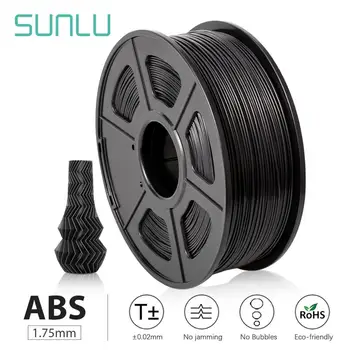 

SUNLU ABS Filament 1.75mm For 3D Printer 3D pen No Bubble Excellent Quality Plastic ABS Filament For Children Scribble 1KG