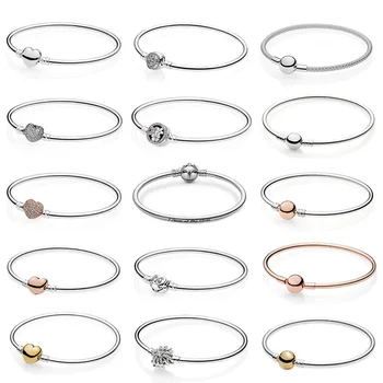 

PDB SL high quality 925 sterling silver series fashion charm DIY bracelet suitable for bead charm female bracelet jewelry gift