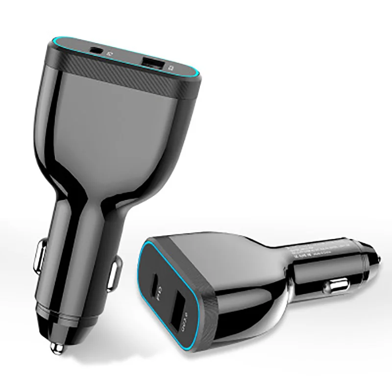 Двойной порт PD 60 Вт+ QC 3,0 18 Вт type-c USB C супер быстрое зарядное устройство для IPhone HuaWei SUMSUNG Macbook ноутбук универсальный адаптер питания