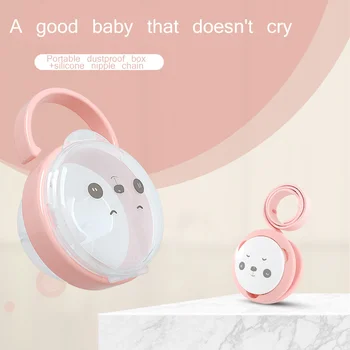 

Pacifier Case Pacifier Holder Storage Box Portable Nipple Case With Hook Pacifier Storage Case Infant Stroller Nipple Storage
