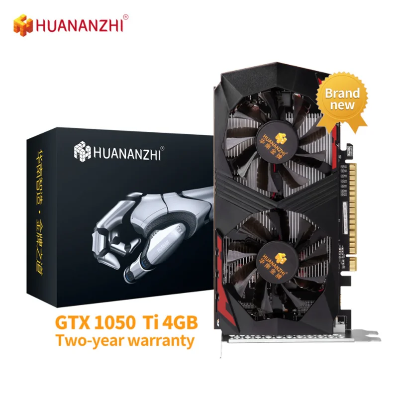 video card for gaming pc Brand New Original HUANANZHI GTX 1050TI 4G Graphics Cards 128Bit GDDR5 NVIDIA Geforce GTX 960 1050 1660 Video card graphics card for desktop