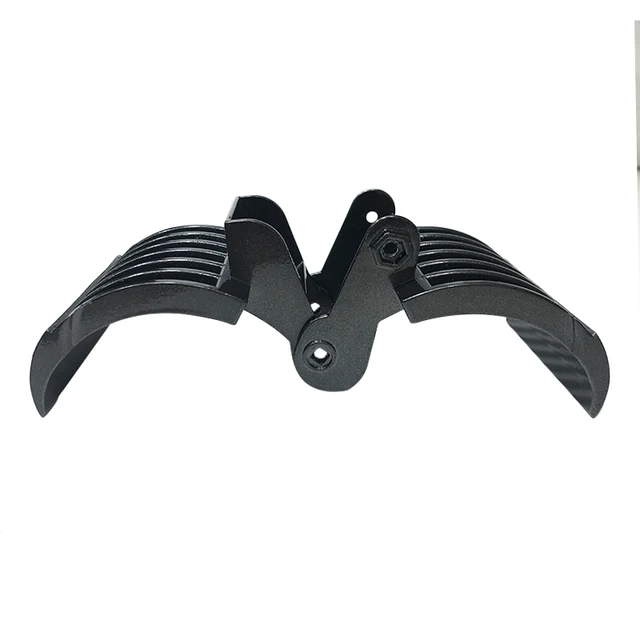RC Excavator Accessories Full Metal Bucket Drill Scratch Wood Plastic Grabber Cutters Alloy Gun Handle Toys Accessory 4