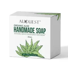 Auquest папайя Роза растение ручной работы эфирное масло мыло алоэ вера мыло для лица банное мыло глубокое очищение уход за кожей бамбуковый уголь