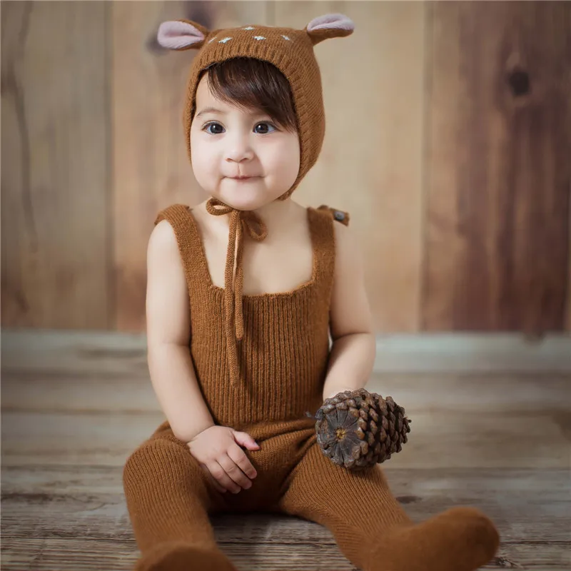 2019 Nieuwe Baby Photo Outfits Kawaii Elanden Rompertjes Hoed Pak Baby Boy Fotografie Kleding voor 6-18 Maanden Pasgeboren fotografie Props 2019 Nieuwe Baby Photo Outfits Kawaii Elanden Rompertjes Hoed Pak Baby Boy Fotografie Kleding voor 6-18 Maanden Pasgeboren fotografie Props
