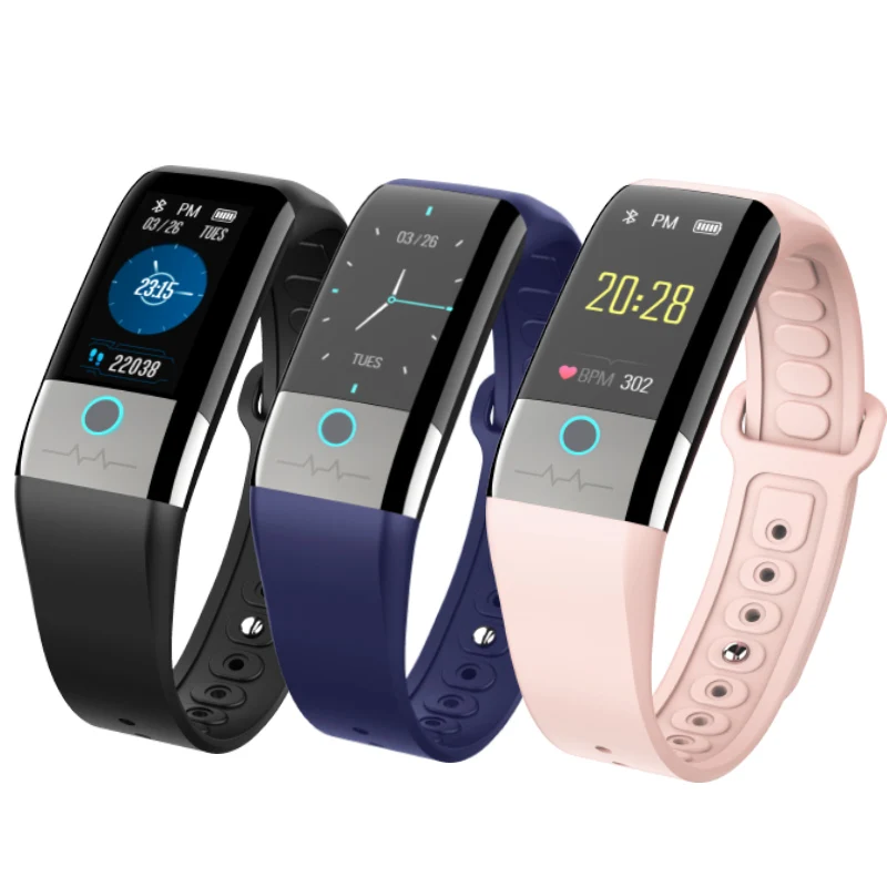 

X1 Smart Bracelet PPG + ECG Heart Rate Monitor IP67 Waterproof Motion Tracker Information Reminder Sports Bluetooth Bracelet