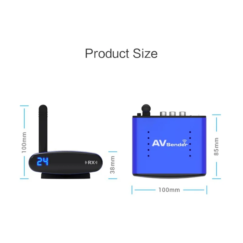 PAT-535 5,8G RCA 480P Smart set top box Цифровой STB беспроводной передатчик устройства передачи 150 м