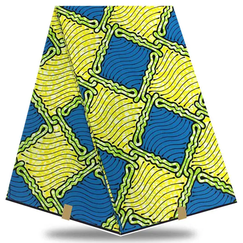

African Print Cotton Fabric dutch wax Print Fabric African Material dutch Wax 2019 Ankara 100% Cotton 6 Yards XSA-005