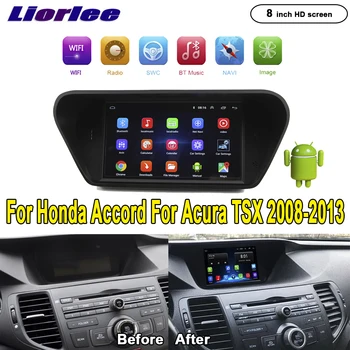 

Car Multimedia Stereo Player For Acura TSX For Honda Accord 8 2008 2009 2010~2012 2013 Android GPS Navigation NAVI Radio CarPlay
