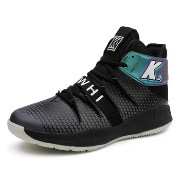 

Mens Basketball Shoes High Top Quality Sport Sneakers Male Black Red Outdoor Green Gold Comfortable Man Fitness Trainers