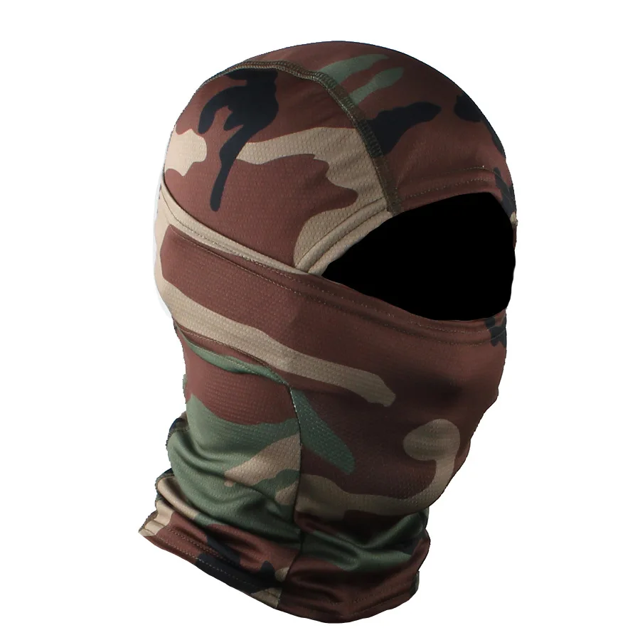 Military Balaclava Tactical Camouflage Head Cover Full Face Mask Hunting Scarf Breathable Fast Dry Cap Elastic Sandproof Bandana mens designer scarf Scarves