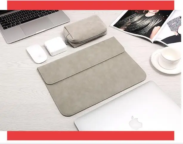 Подходит для ноутбука apple dell lenovo, Тонкая матовая сумка для компьютера, Новая внутренняя сумка для macbook с сумкой питания