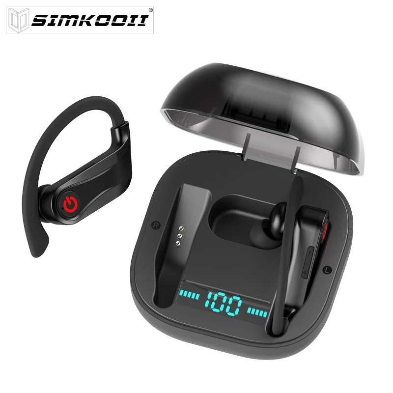 Спортивные Беспроводные наушники SIMKOOII Q62 Bluetooth 5 0 беспроводные TWS-наушники с