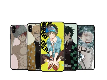 

Boku no Hero Academia Bakugou Midoriya Shoto Soft Phone Case Cover for Iphone X XR XS MAX 6 7 8 Plus 11 Pro MAX A