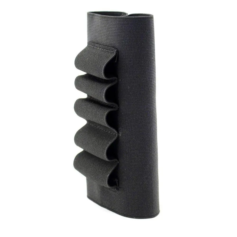 

Rifle 5 Shells Buttstock Shell Holder 12 20 Gauge Cartridge Holster Airsoft Ammo Carrier Case for Shotgun