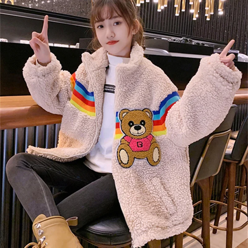 

Girls Baby's Kids Coat Jacket Outwear 2021 Newest Thicken Spring Autumn Cotton Sport Overcoat Outfits Toddlers Outdoor Children'