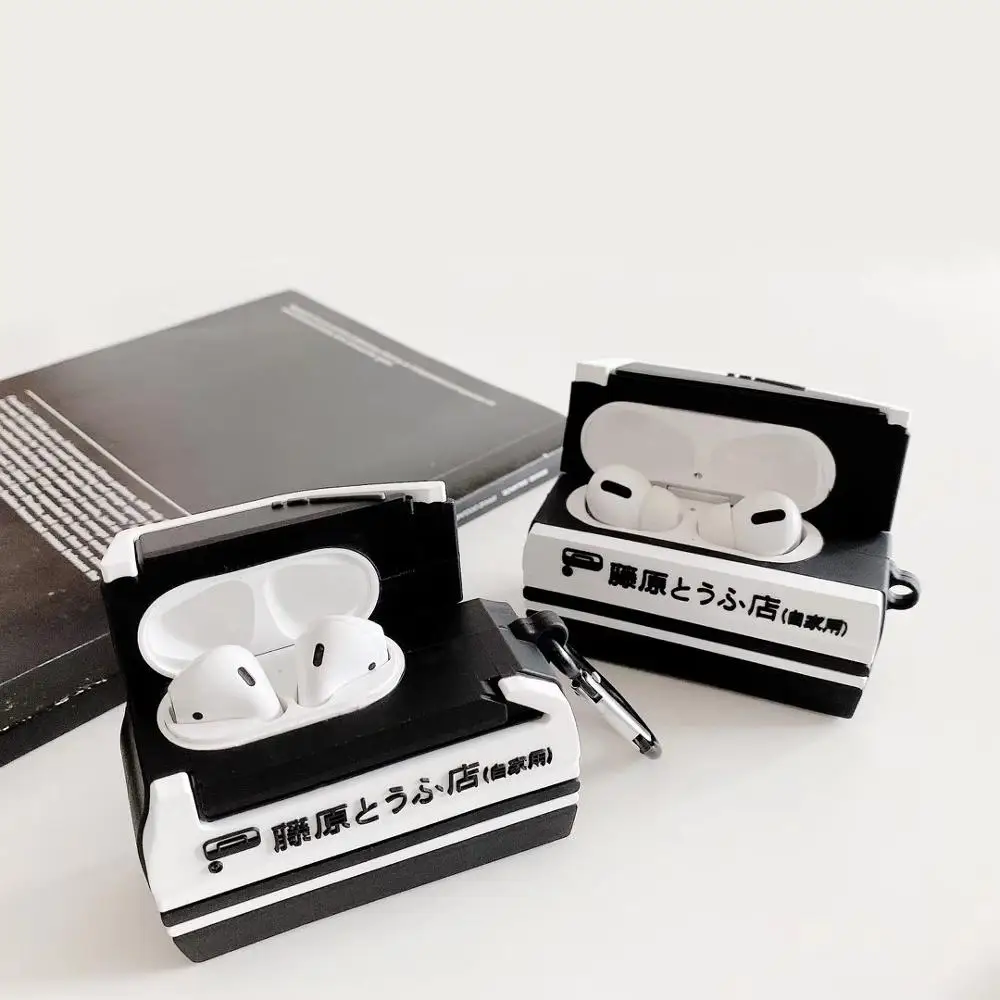 3D чехол для D Tofu Racing Car s Airpods 2 3 Pro силиконовый наушников Apple Air Pod|Аксессуары