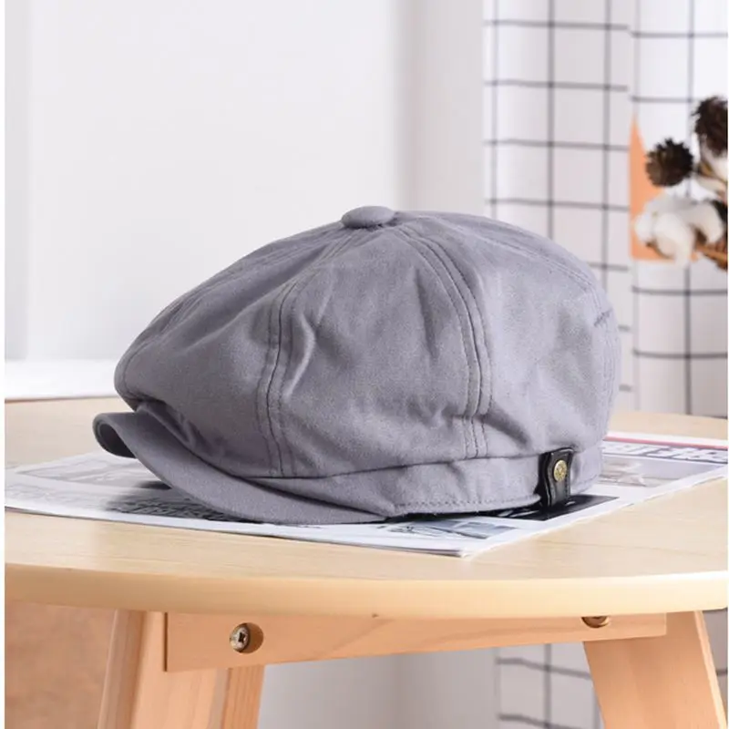 Gorra Estilo Vendedor De Periódicos - 8 Paneles - Tela Transpirable - Unisex - Para Deporte Y Casual