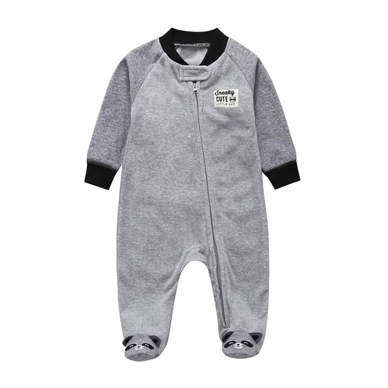 

0-12M Baby Boys Girls Romper Long Sleeve Cotton Cute Cartoon Outfits Jumpsuit Spring Autumn