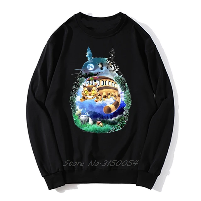 Felpe con cappuccio con stampa foresta di montagna Totoro paesaggio  acquerello Spirit Away Studio Ghibli felpa con cappuccio Anime Funky felpa  giapponese|Hoodies \u0026 Sweatshirts| - AliExpress
