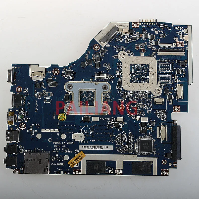 PAILIANG ноутбук материнская плата для Acer Aspire 5253 PC материнская плата P5WE6 LA-7092P MBNCV02002 tesed DDR3