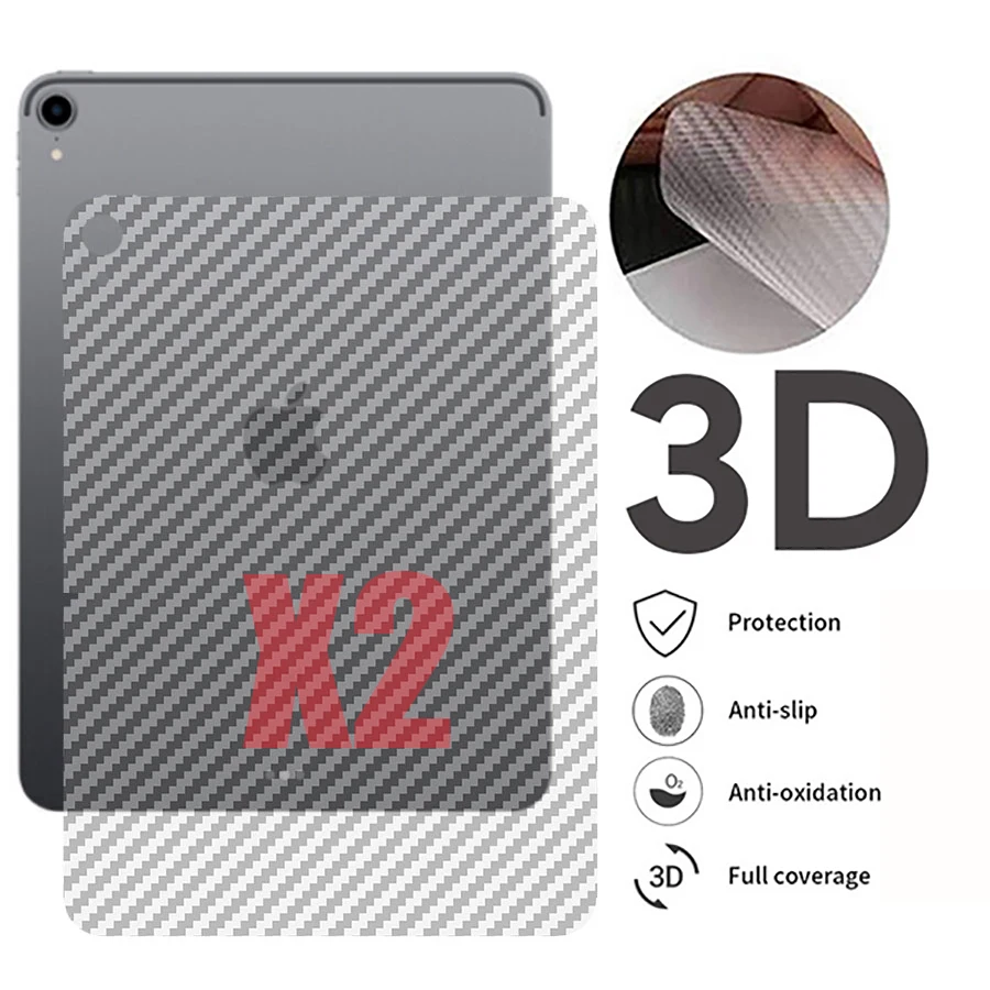 3D задняя защитная пленка из углеродного волокна для Apple iPad 10 2 Air 4 mini 5 Pro 11 12 9 2020 3 7