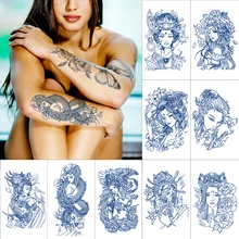 

Waterproof Lasting 15 Days Arm Tattoo Stickers Flash Fake Body Tattoos for Women