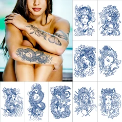 Waterproof Lasting 15 Days Arm Tattoo Stickers Flash Fake Body Tattoos for Women