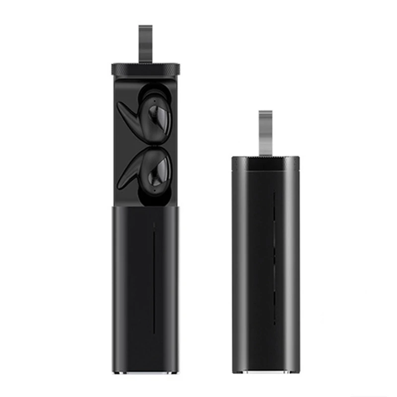 VTIN I9 TWS беспроводные Bluetooth наушники Bluetooth 5,0 стерео в ухо водонепроницаемые беспроводные вставные наушники с зарядным чехлом - Цвет: black