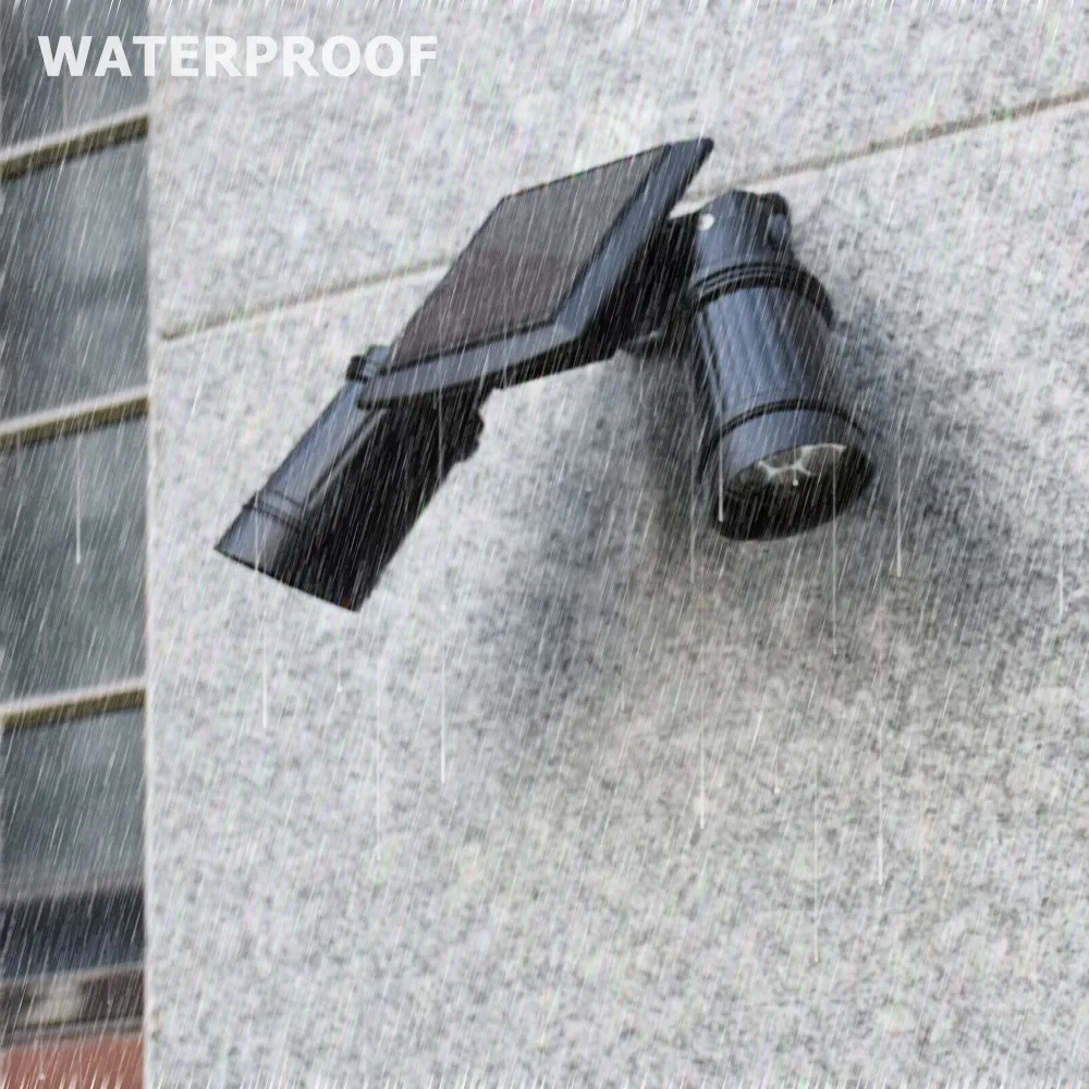 Outdoor Solar LED Spotlights Garden PIR Motion Sensor Light Solar Powered 14led Street Lights Security Lamp With Battery
