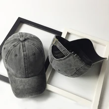 GAOKE Classic Casual Youth Caps Cotton Baseball Cap Washed Style Hat Plain Adjustable Solid Mens Hats Unisex Women Men Top