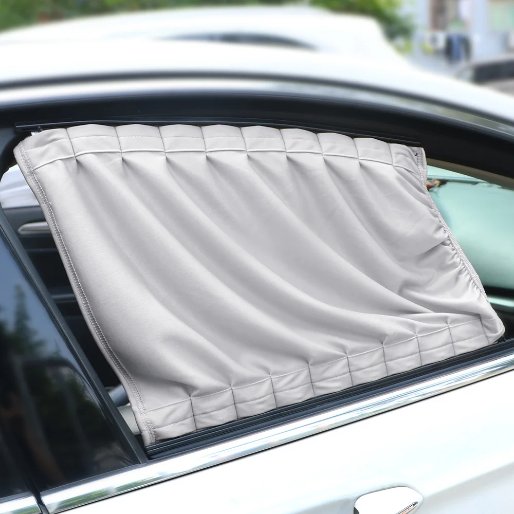 2Pcs/set Front Rear Auto Windows Curtain Side Window Sunshade Curtains