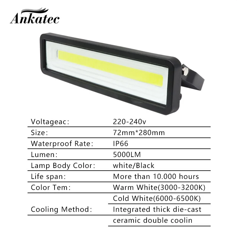 프로젝터 Led 램프 Led 투광 조명 IP65 비품 50W 방수 풍경 벽 야외 하우징 조명, 220V 230V 스포트라이트