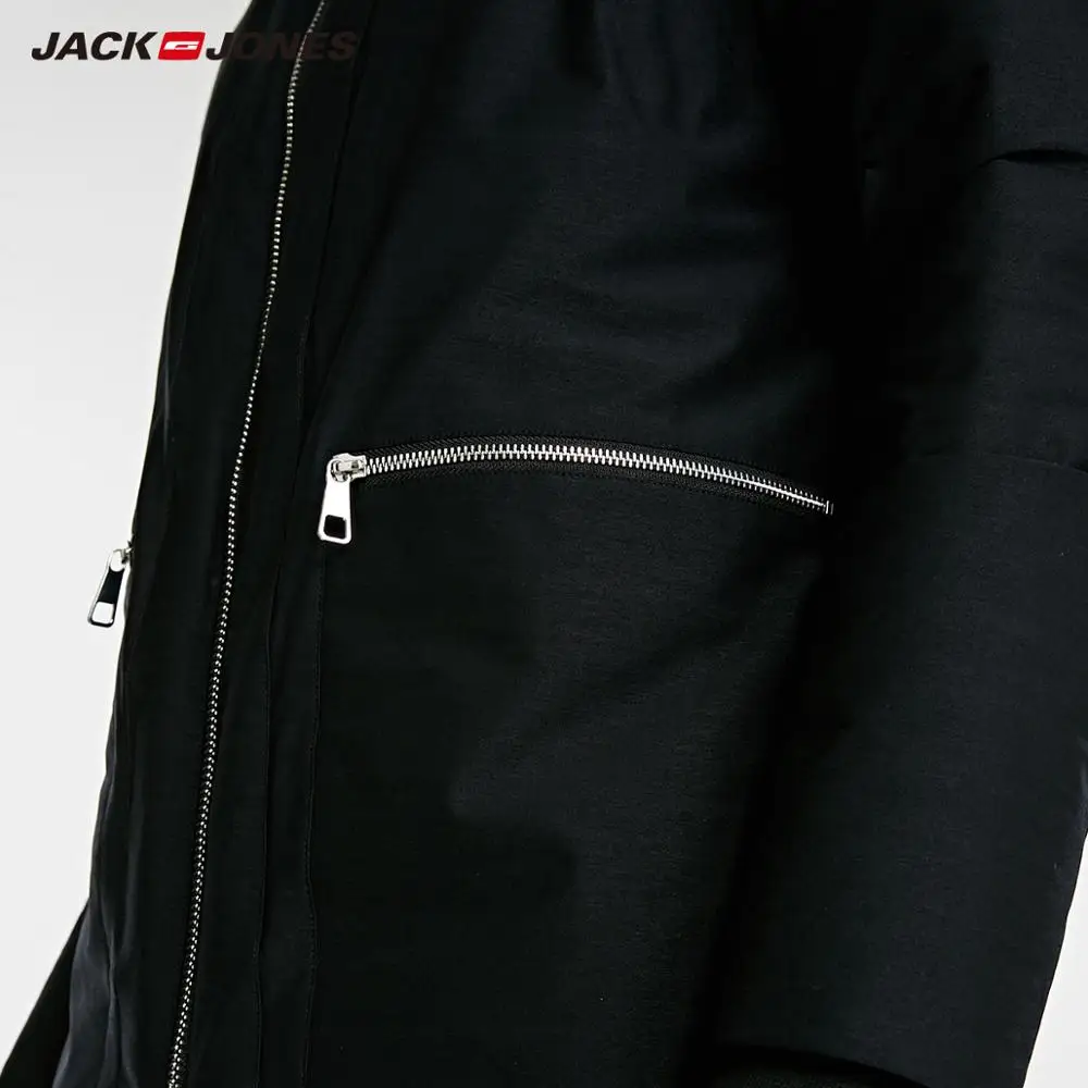 JackJones Для мужчин зимняя куртка средней длины теплая куртка-пуховик 218312524